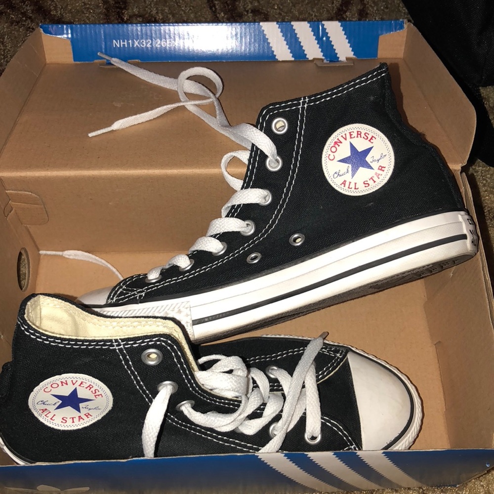 Classic Black High top Converse